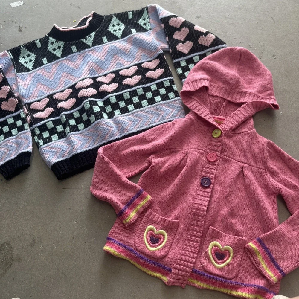 RESELLER BUNDLE!! Vintage Baby & Kids Knit SWEATERS! Lot Of 30! Sz 0-6!
